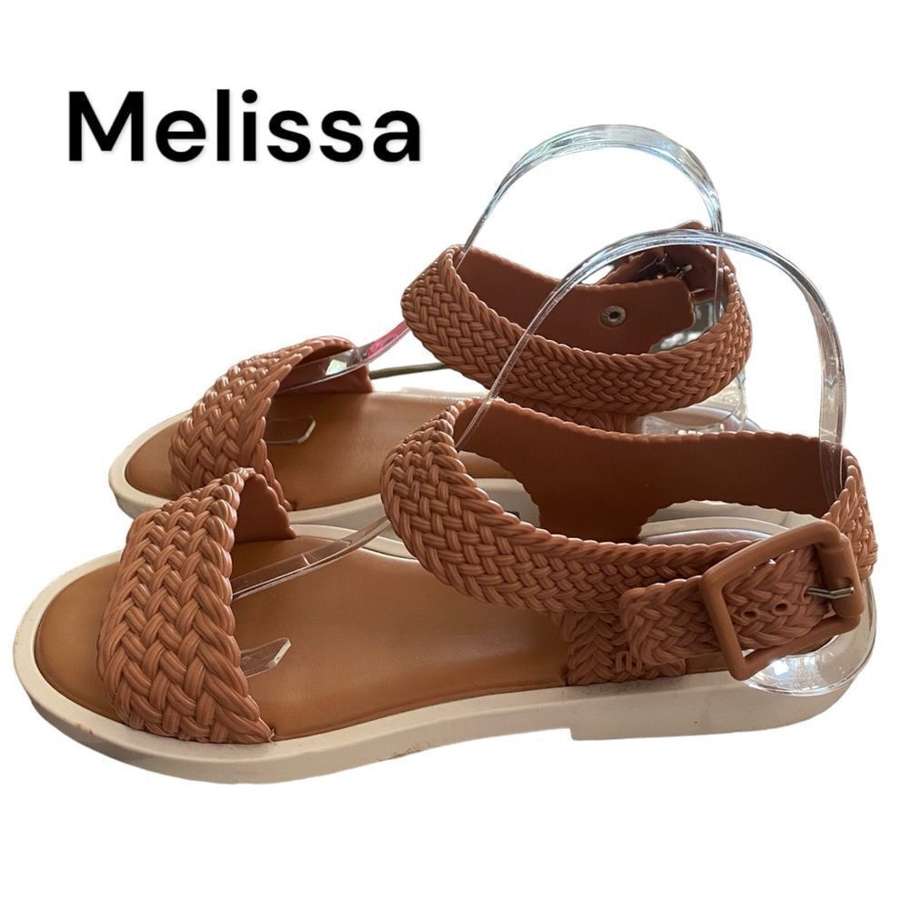 Melissa Women's Mar Braided Buckle Sandals 9